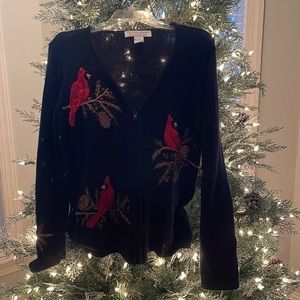 Vintage Tiara International Christmas Collection Sweater